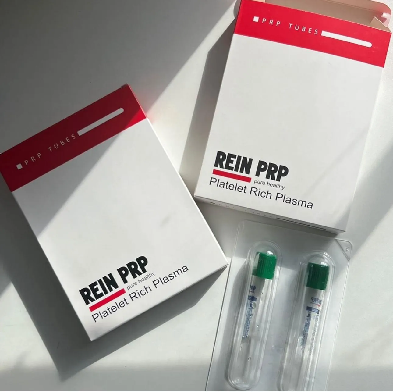 Rein PRP tubes and complete kit with CE Class IIB certification for UK clinicians